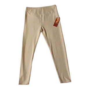 Kyodan Outdoor Cream Herringbone Leggings NEW-Sz. XL